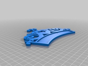 crowned 2d 3d printing 3d print model - Mito3D