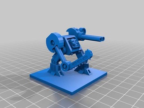 ogre mechanisierten Roboter Spiele der Miniatur scifi 3d print model - Mito3D