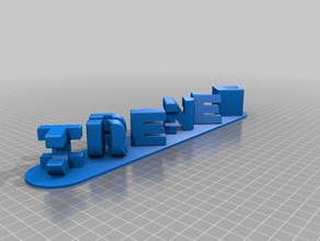 blocks julia irene signs & logos customized 3d print model - Mito3D
