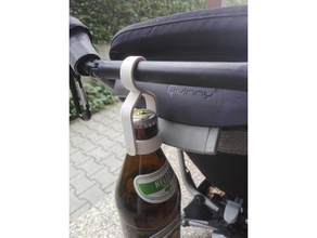 universal beer holder beerholder bottle stroller 3d print model - Mito3D