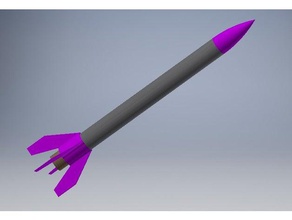 Rakete r c Fahrzeuge Modell-Rakete 3d print model - Mito3D