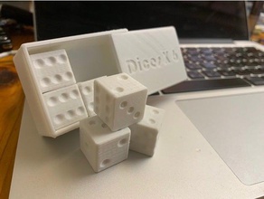 standard dice box 3d print model - Mito3D