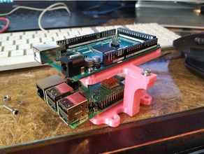 raspberry pi + arduino mega mount - Elektronik 3d print model - Mito3D