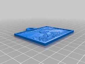 lithopane 2d-Kunst kundengebundene 3d print model - Mito3D