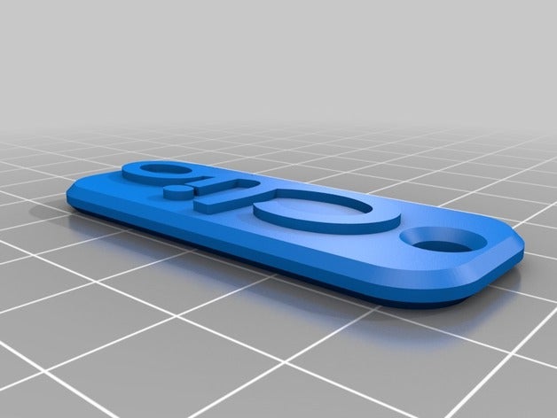renault clio keyring automotive 3D print model - Mito3D