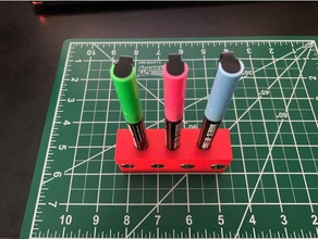 magnetic pen holder organization atomic prusa i3 mk3 3d print model - Mito3D