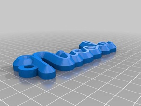 nicole organization customized 3d print model - Mito3D
