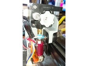direct drive extruder holder fan 3d printer extruders 3d print model - Mito3D