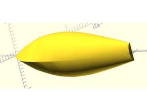 intaglio scafo - parametrico i veicoli la barca lo della openscad rc a vela 3d print model - Mito3D