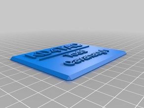 distintivo de llamada radio la oficina personalizado 3d print model - Mito3D