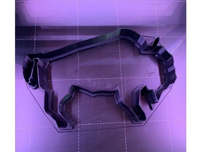 bison cookie cutter cucina & sala da pranzo 3d print model - Mito3D