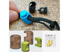 cord lock accessories 3d print model - Mito3D