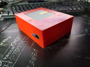 atomic pi - simple low profile case computer 3d print model - Mito3D
