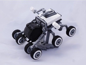 srv scarabeo modello kit elite dangerous costruzione di giocattoli elitedangerous rover in scala spazio il veicolo ruote del 3d print model - Mito3D