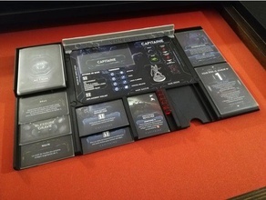 nemesis dashboard manica di carta giocattolo & accessori gioco consiglio da tavolo boardgames carattere organizzatore 3d print model - Mito3D