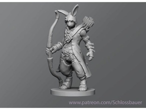 Kaninchen-archer Spielzeug & Spiele 3d print model - Mito3D