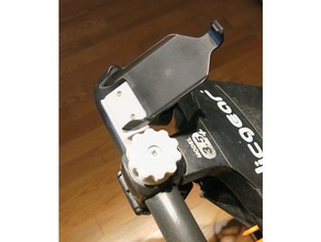 garmin golf gps push cart mount sport & outdoors clicgear holder 3d print model - Mito3D