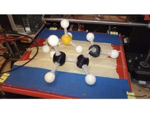 Chemische Moleküle molymod lernen Atome Chemie Lehre 3d print model - Mito3D