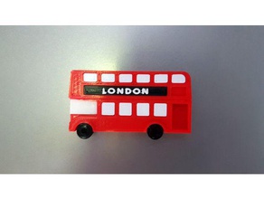london bus kitchen & dining fridge magnet 3d print model - Mito3D