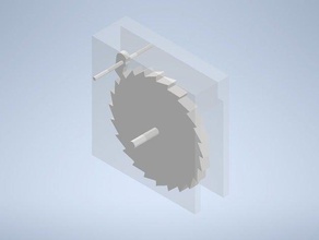 ratchet pawl mechanism 3d-drucken engineering Gang Zahnräder - Mechanismus Ratsche 3d print model - Mito3D