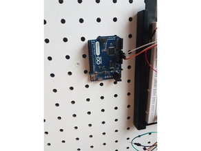 arduino-pegboard-mount diy arduino leonardo uno pegboard montieren 3d print model - Mito3D