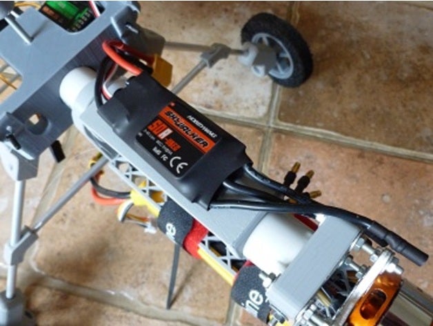 frankenstick - battery holder r c vehicles airplane electric hybrid motor plane 3D print model - Mito3D