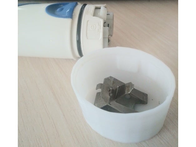 oral-b elektrische Zahnbürste Akku bay cap v2 Bad 3D print model - Mito3D