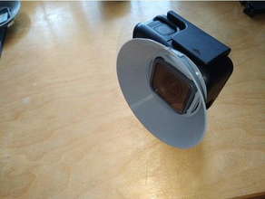 gopro hero 5 6 7 coperchio della lente la fotocamera drone racing fpv racer mount di protezione dell'obiettivo 3d print model - Mito3D