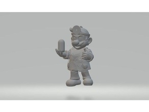 doctor mario toys & games action figure game super bros smash toy 3d print model - Mito3D