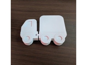 articulated lorry models articulated lorry truck 3d print model - Mito3D