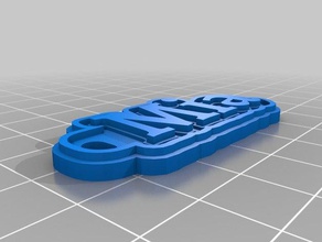 mia Schlüsselanhänger kundengebundene 3d print model - Mito3D