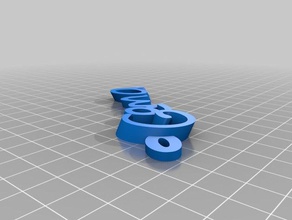 gema 3 Schlüsselanhänger kundengebundene 3d print model - Mito3D