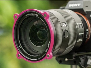 sony fe lens hood mount camera autodesk fusion 360 fusion360 adapter alpha 3d print model - Mito3D