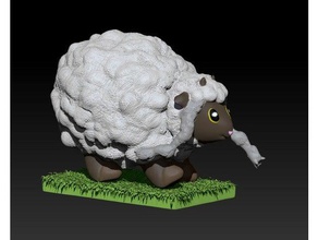 wooloo creatures pokemon figures 3d print model - Mito3D