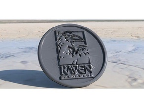 raven software coaster signs & logos 1990 boardgames coffee decoration games home household idealab kitchen practical tea tutorial videogame videogames video game 3d print model - Mito3D