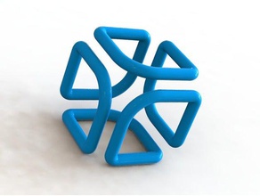 Drahtgitter-Würfel Kunst cube 3d print model - Mito3D