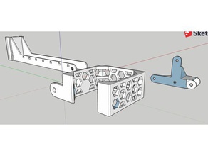 entraînement direct horizontale verticale de la chaîne démarrage moteur pas à montage ender 3 L'imprimante 3d pièces 3d print model - Mito3D