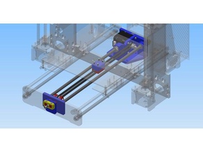 anet a6 y-axis support belt tensioner 3d printer parts upgrade y axis 3d print model - Mito3D