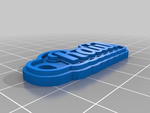 raul 2probi Schlüsselanhänger kundengebundene 3d print model - Mito3D