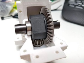 modified front rear differential housing openrc truggy r c vehicles 3d print model - Mito3D