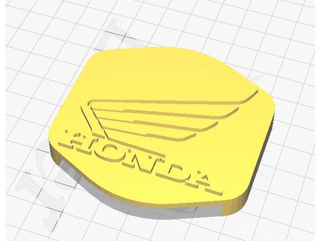 tomtom rider raincap honda logo automotive motorcycle mount 3D print model - Mito3D