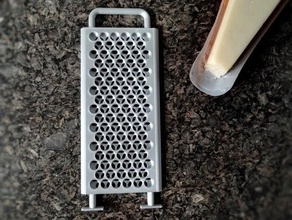 igrate stylish but unusable cheese grater sculptures apple fun igrater mac pro 2019 silly useless 3d print model - Mito3D