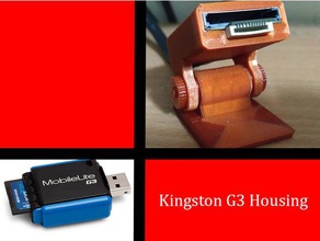 kingston g3 mobilelite usb 30 card reader housing 3d printing lite mobile 3d print model - Mito3D