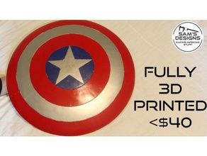 diy cap's shield costume captain america cosplay accessory prop weapon marvel 3d print model - Mito3D