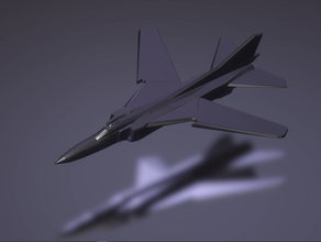 mig-23m flogger-b - Fahrzeuge fighter jet interceptor moderne Flugzeuge vvs 3d print model - Mito3D