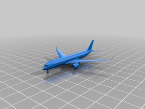 airbus a350 engineering 3d print model - Mito3D