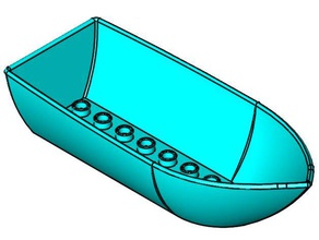 lego duplo kompatibel-Boot -&gt einfacher drucken Bau-Spielzeug lego-kompatibel lego-duplo 3d print model - Mito3D