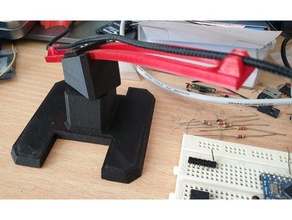 impresso mouse bungee tpu braço de rolamento computador 3d print model - Mito3D
