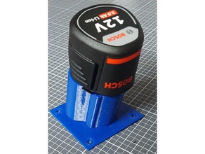 bosch Akku-Halter gba 10,8 v-12v Wand-Berg Werkzeug-Halterungen & - Boxen 3d print model - Mito3D