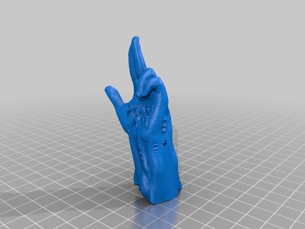 xeno tirano arma de la mano juegos 3D print model - Mito3D
